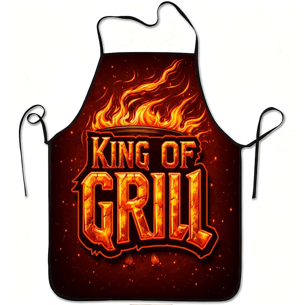 Home Cooking Ideas - قطعة واحدة من مريلة Bbq King،