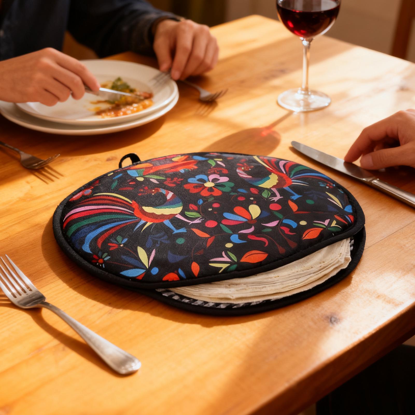 Tortilla Warmer Cloth - 30 سنتيمتر حقيبة ملابس بوريتو المحمولة