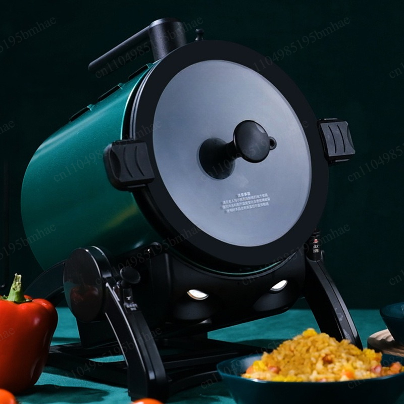 360 °   آلة دوارة للطهي في اله - مراجعة Home Cooking Fried Rice وسعره
