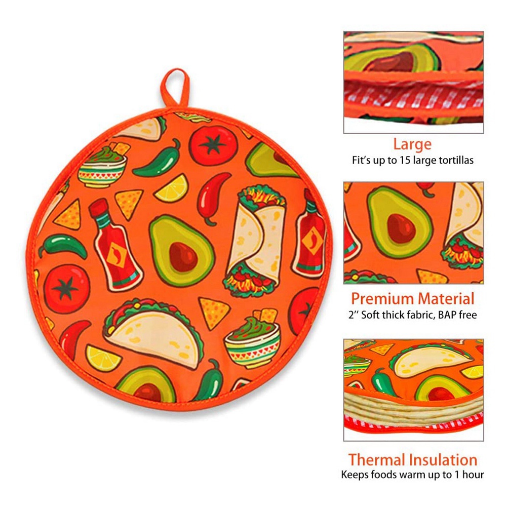 ABJI-2 قطعة حقيبة قماشية مقاس  - مراجعة Tortilla Warmer Cloth وسعره