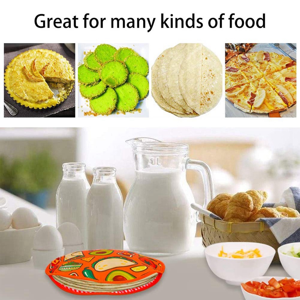 ABJI-2 قطعة حقيبة قماشية مقاس  - مراجعة Tortilla Warmer Cloth وسعره