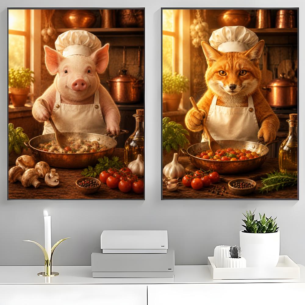 ملصق مضحك لطبخ الحيوانات في ال - مراجعة Home Cooking Definition وسعره