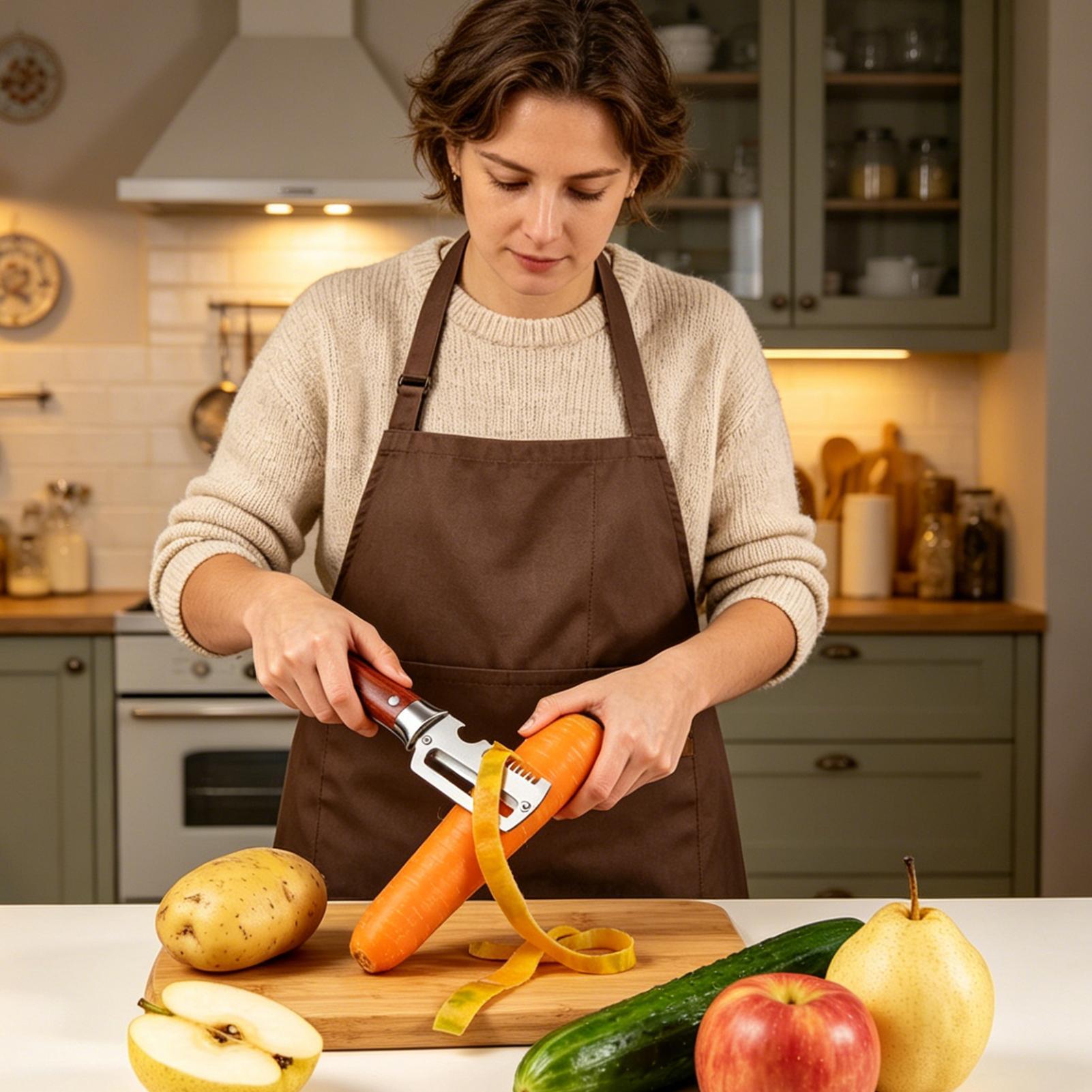 مقشرة خضروات متعددة الوظائف لت - مراجعة Home Cooking Meal وسعره