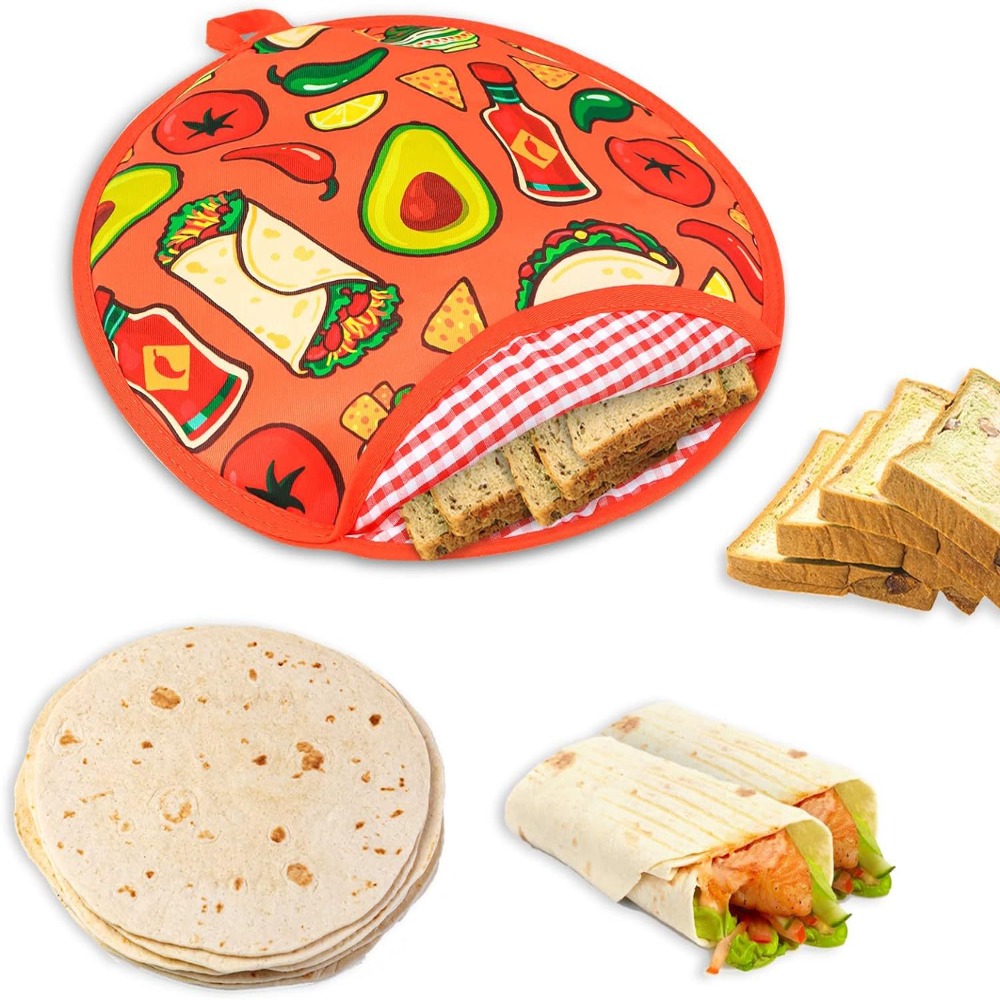 حقيبة محمولة لتسخين التورتيلا  - مراجعة Tortilla Warmer Cloth وسعره
