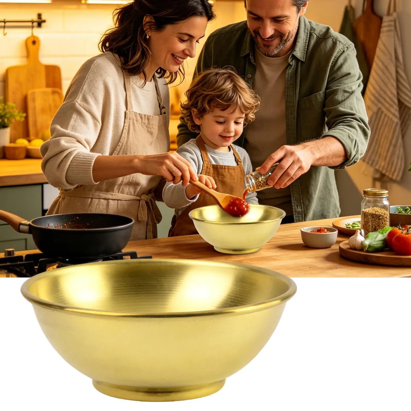 وعاء نحاسي كبير للتخزين، أطباق - مراجعة Home Cooking Chef وسعره