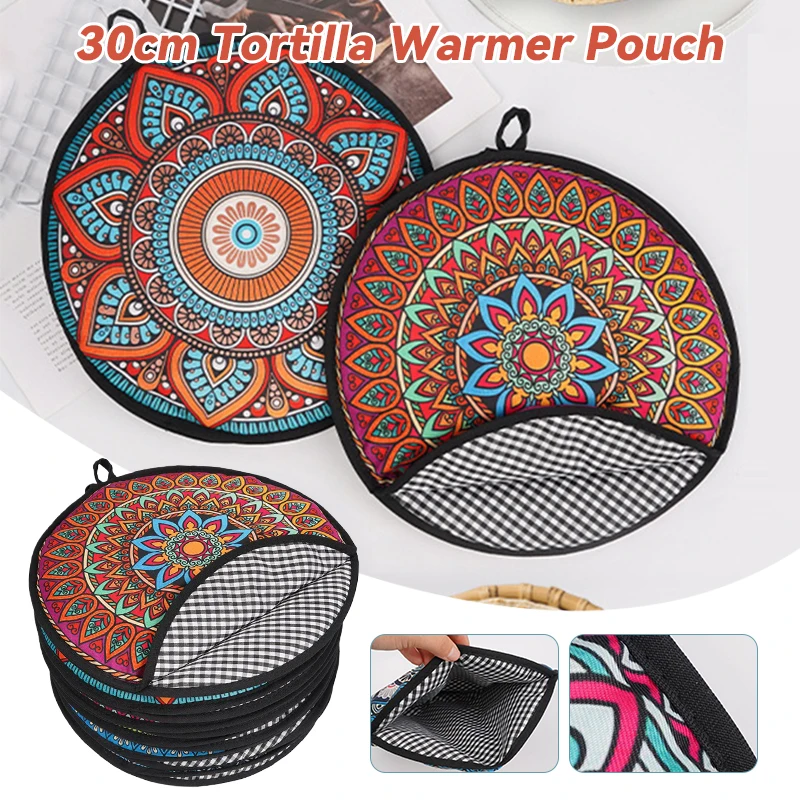 المحمولة 30 سنتيمتر التورتيلا  - مراجعة Tortilla Warmer Cloth وسعره