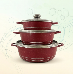 طقم أواني طهي جرانيت من JMZ، 6 - مراجعة Home Cooking Chef وسعره