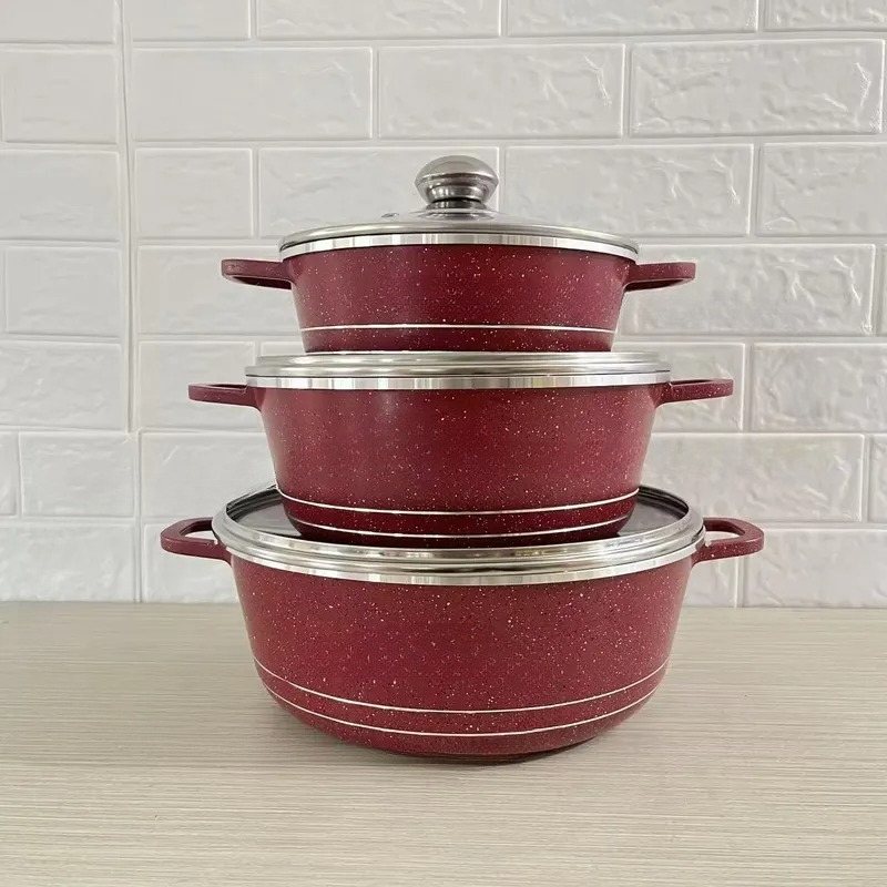 طقم أواني طهي جرانيت من JMZ، 6 - مراجعة Home Cooking Chef وسعره
